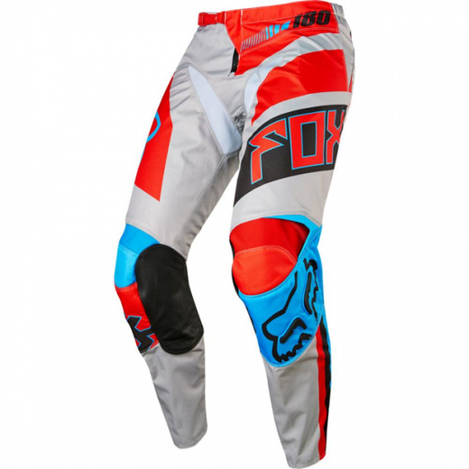 Мотоштаны Fox 180 Falcon Pant Grey/Red W34 (17256-037-34) pitbikemarket.ru