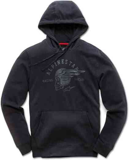 Толстовка SKULLISION FLEECE черный, 10, L pitbikemarket.ru