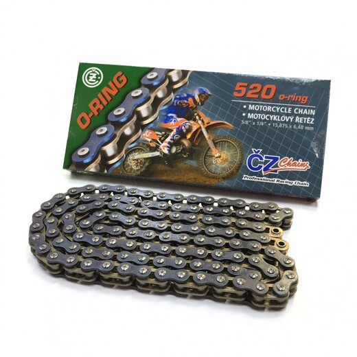 Цепь для мотоцикла CZ Chains 520 RDO - 120 O-Ring (сальниковая) pitbikemarket.ru