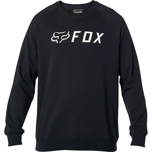 Толстовка Fox Apex Crew Fleece Black/White, XL, 2020 (26436-018-XL) pitbikemarket.ru