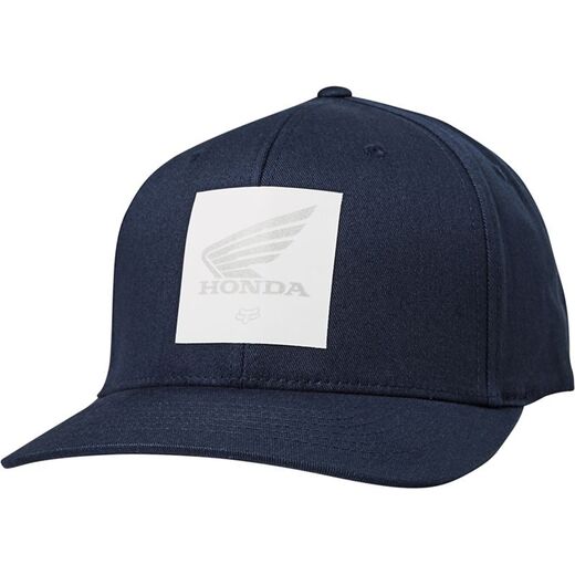Бейсболка Fox Honda Flexfit Hat Взрослый, L/XL, синий, 2020 (26028-329-L/XL) pitbikemarket.ru