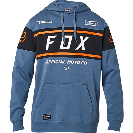 Толстовка Fox Official Po Fleece Blue Steel M (25957-305-M) pitbikemarket.ru