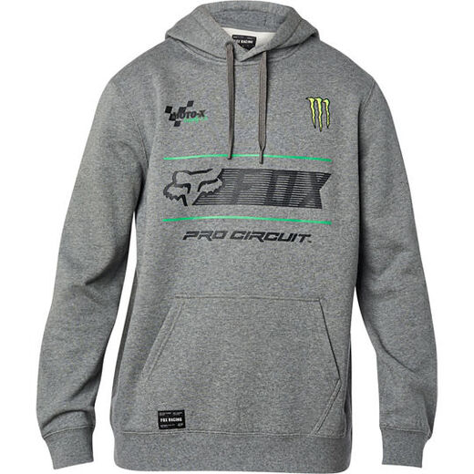Толстовка Fox Pro Circuit Po Fleece Heather Graphite S (26443-185-S) pitbikemarket.ru