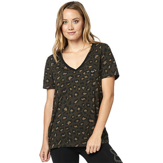 Футболка женская Fox Wild Child Vneck Dirt 23565-117-S pitbikemarket.ru