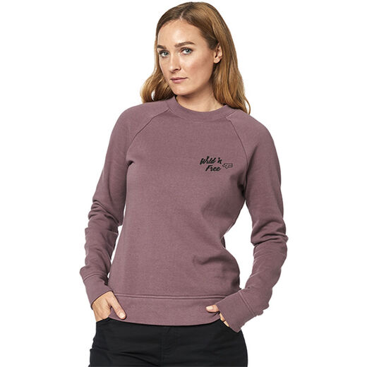 Толстовка женская Fox Wild N Free Crew Fleece Purple XS (23570-053-XS) pitbikemarket.ru