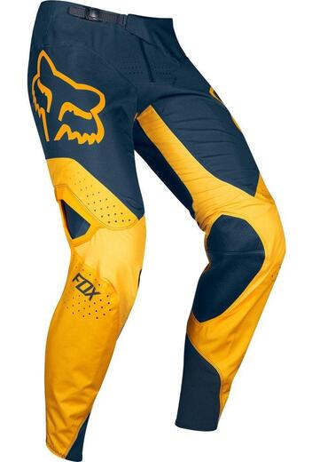 Брюки для мотокросса FOX 360 Kila синие/жёлтые 34 pitbikemarket.ru