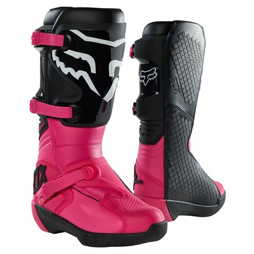 Мотоботы женские Fox Comp Womens Boot (Black/Pink, 7, 2021 (27690-285-7)) pitbikemarket.ru