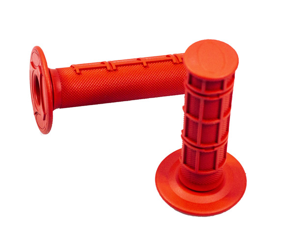 Грипсы SM-PARTS MX 1/2 Waffle красные pitbikemarket.ru