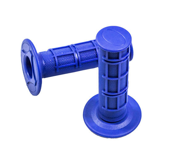 Грипсы SM-PARTS MX 1/2 Waffle синие pitbikemarket.ru