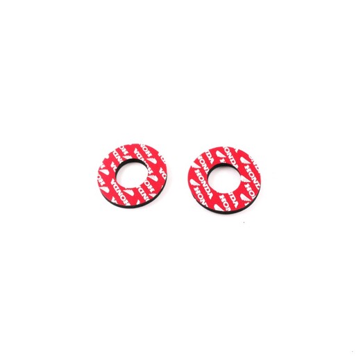 Ограничители (донаты) ручек руля SM-PARTS Honda красные pitbikemarket.ru