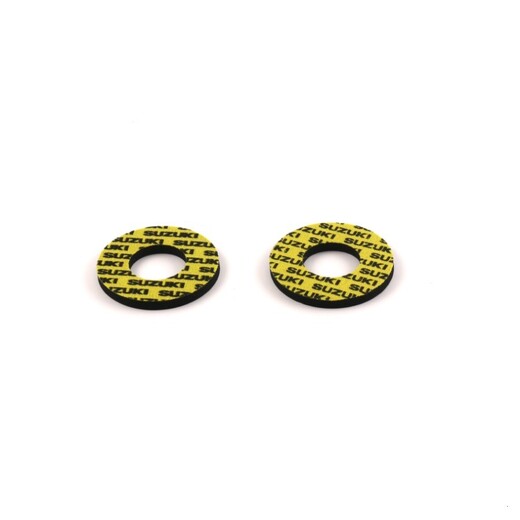 Ограничители (донаты) ручек руля SM-PARTS Suzuki желтые pitbikemarket.ru