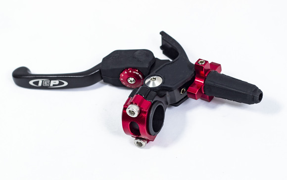 Рычаг IGP сцепления (складной) CNC красный pitbikemarket.ru