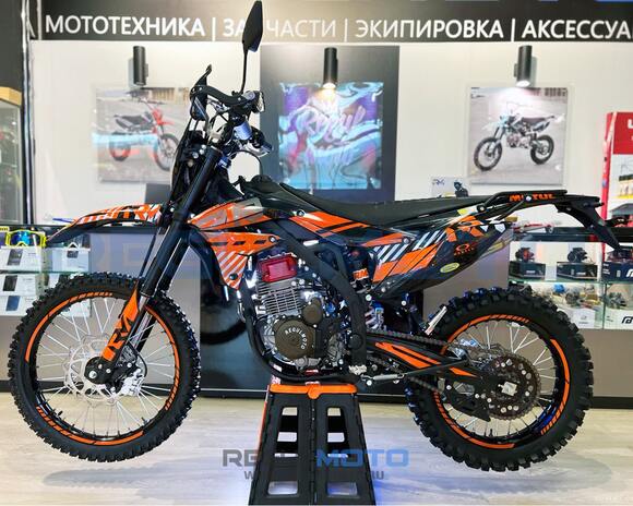 Мотоцикл Regulmoto ZR PR 4 valves (Черный/оранжевый) pitbikemarket.ru