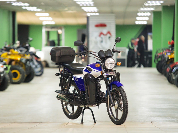Мопед Motoland Альфа RX LUX 11 синий (110 см3, маркировка 49сс) (Без ПТС) pitbikemarket.ru
