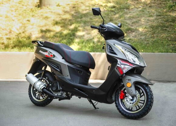 Скутер Motoland PALADIN Серый pitbikemarket.ru