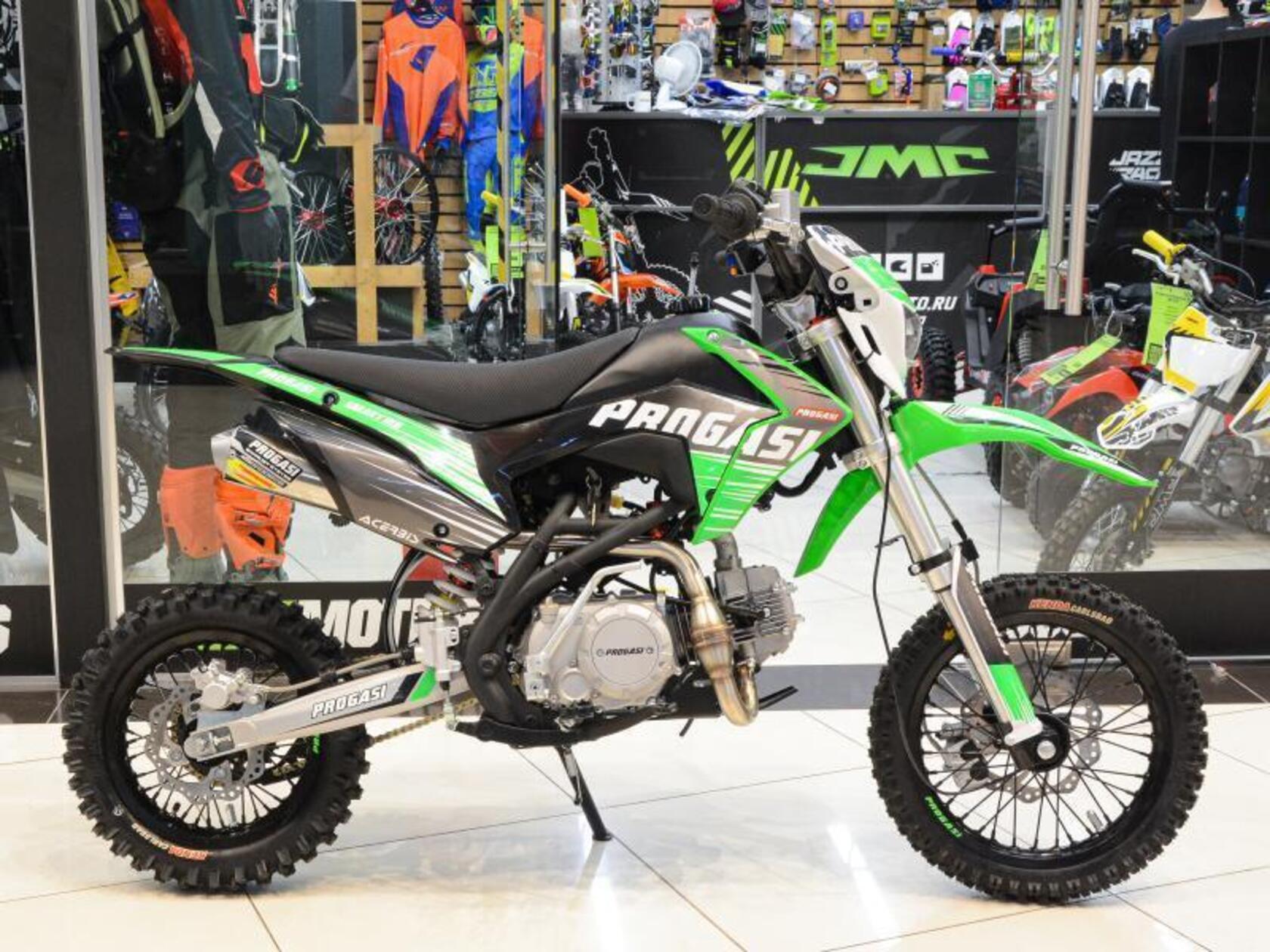 Питбайк Progasi SMART 125 MINI п/а Зеленый-2