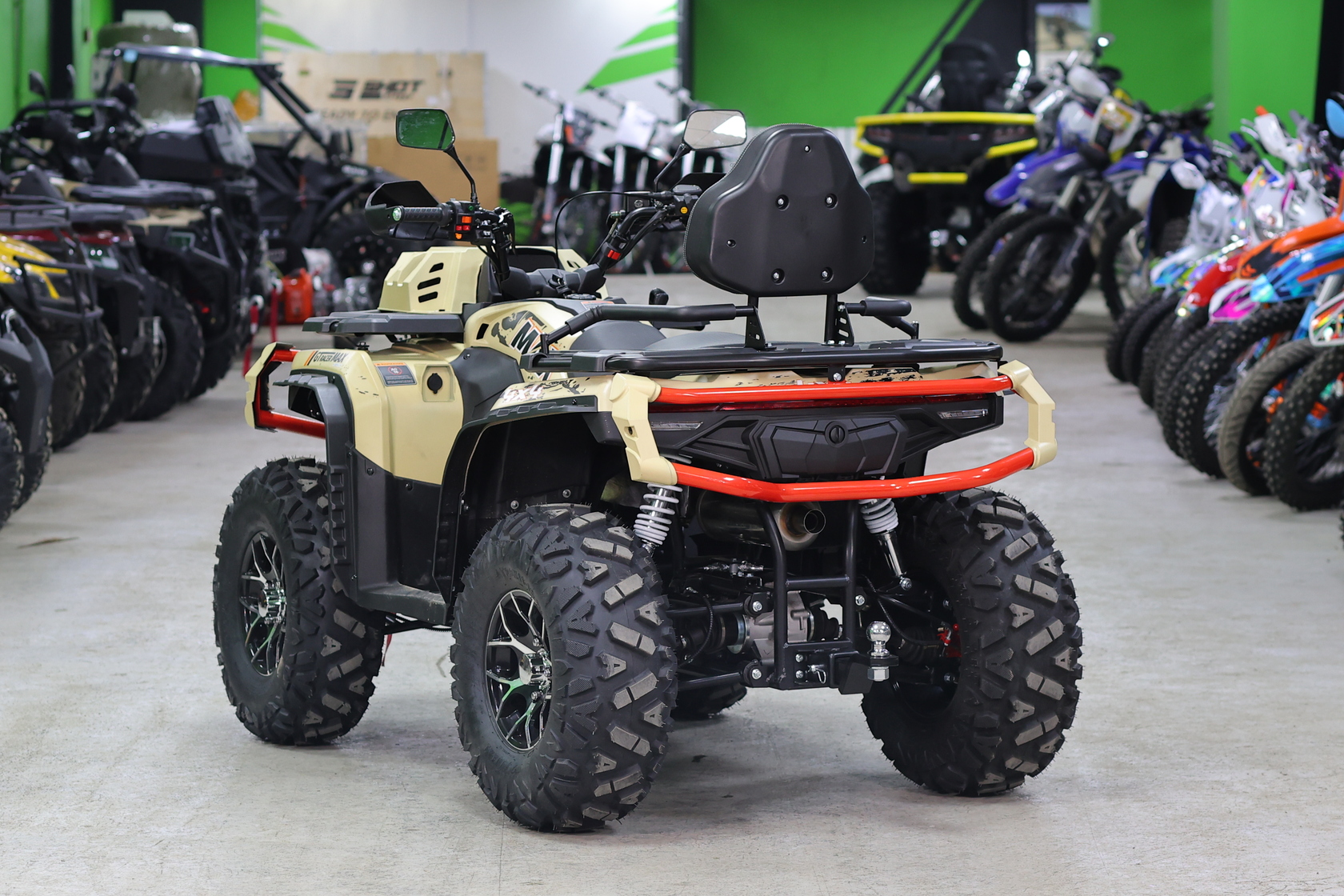 Квадроцикл GT-RACER MAX 550 4x4 EFI (серый)-3