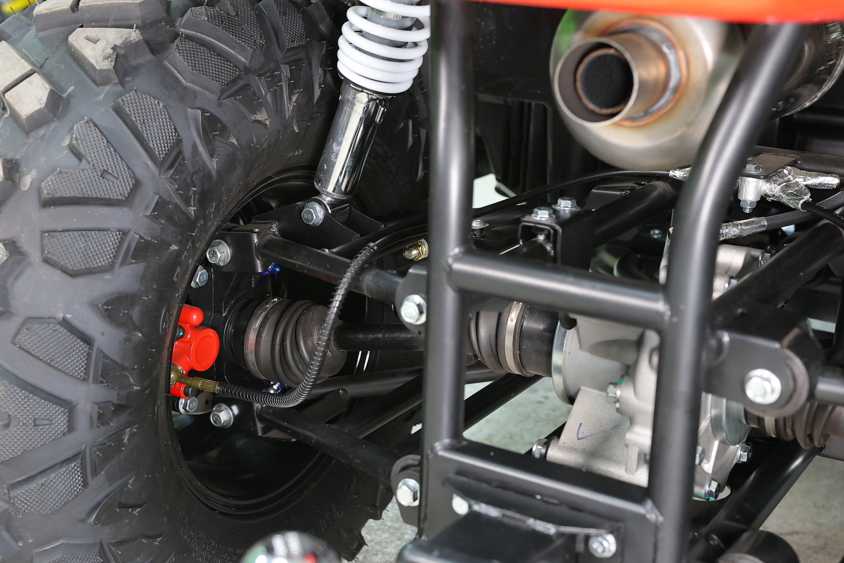 Квадроцикл GT-RACER MAX 550 4x4 EFI (серый)-9