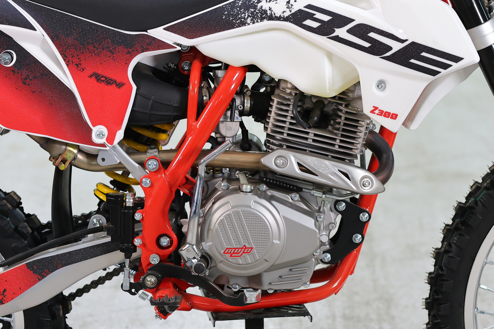 Кроссовый мотоцикл BSE Z3.00 21/18 JumpFury Red/White-5