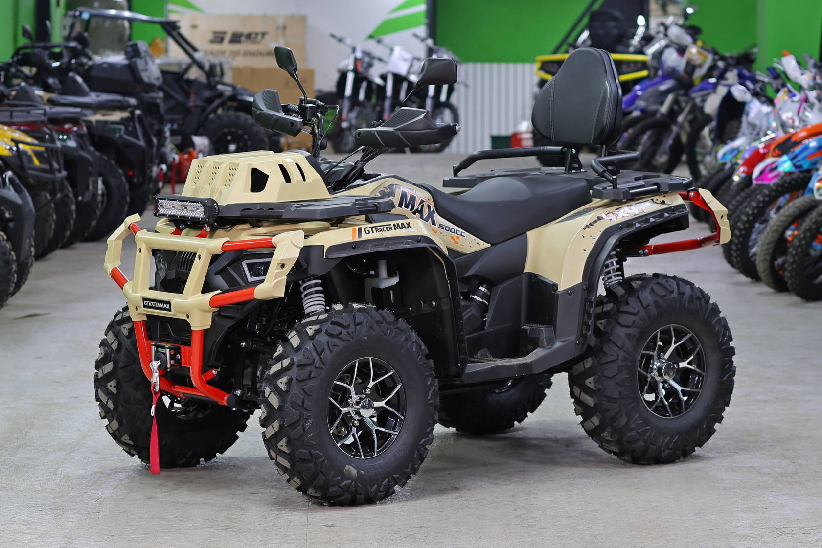 Квадроцикл GT-RACER MAX 550 4x4 EFI EPS (серый)-2
