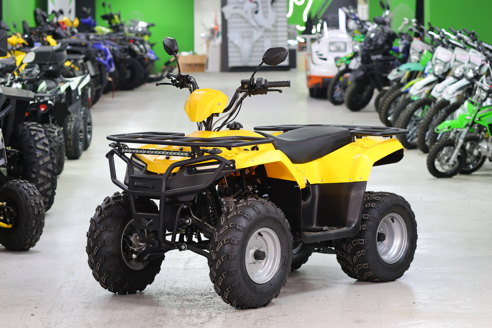 Квадроцикл IRBIS ATV 200 PREMIUM (Желтый)-2