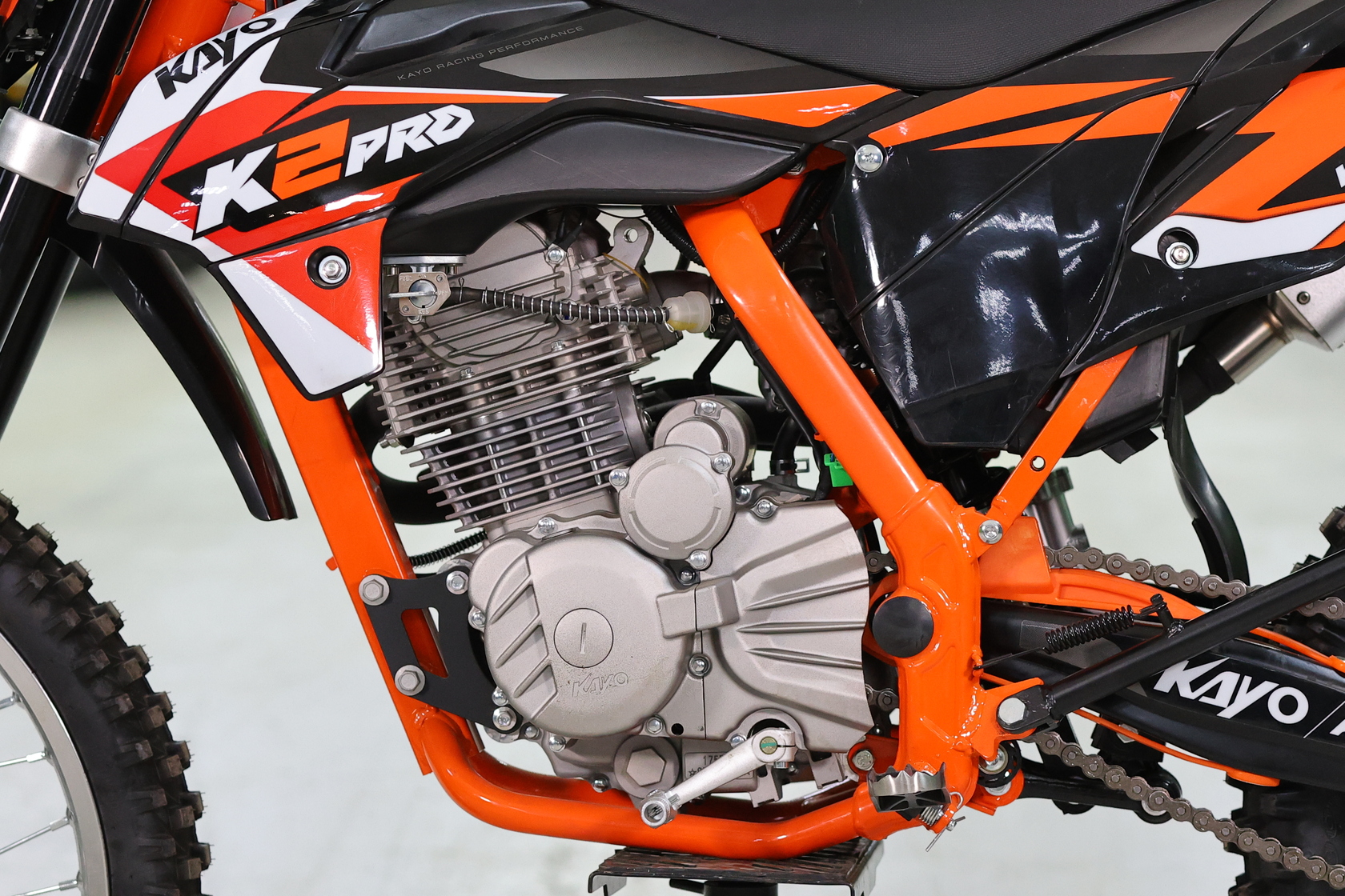 Мотоцикл кроссовый KAYO K2 PRO 21/18 (CB300) (2024 г.) (Без ПТС)-6