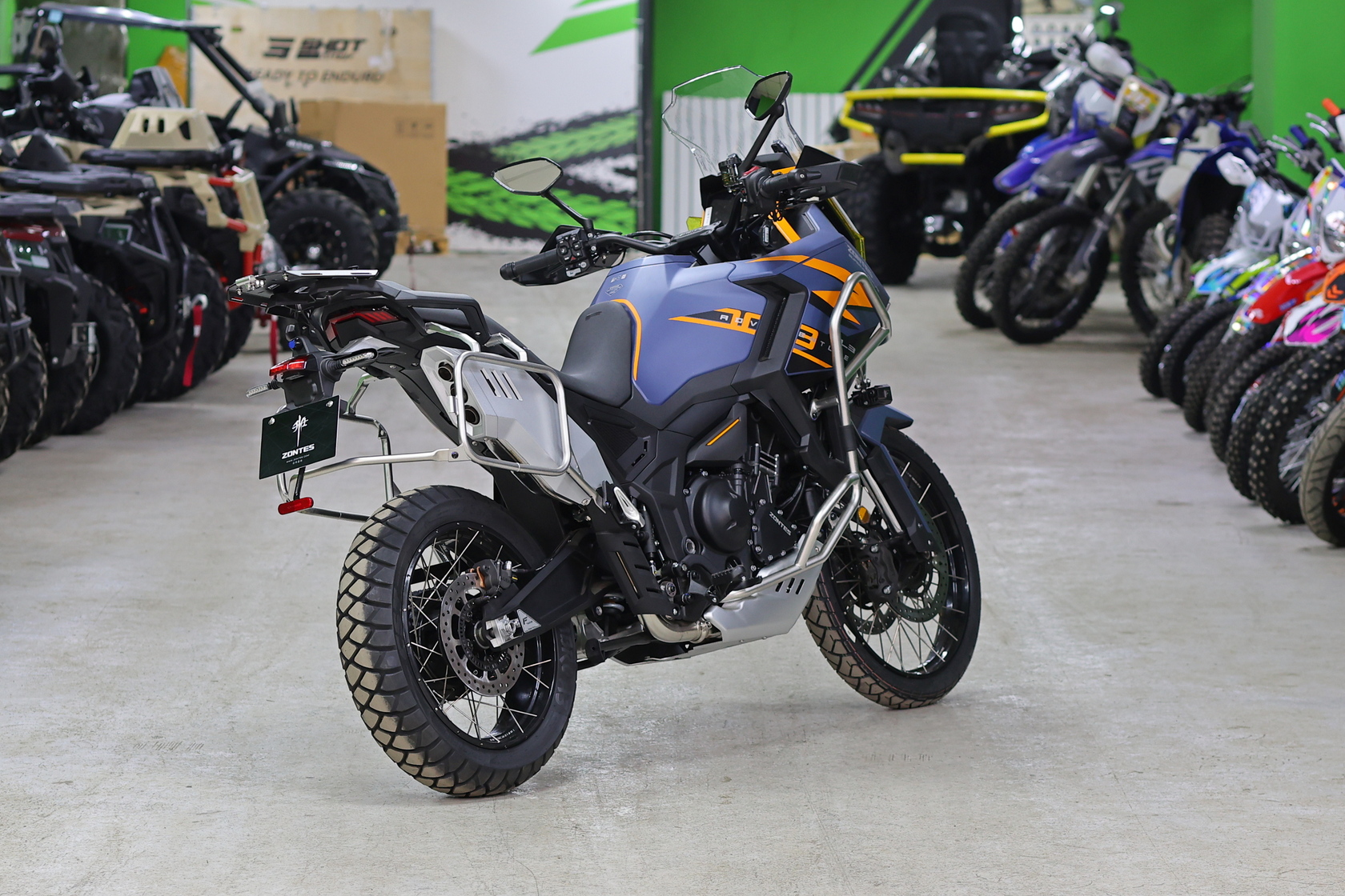 Мотоцикл ZONTES ZT703-F TOUR (4T ZT370MU EFI) 21/18 ПТС (Синий)-4